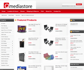 qtccdr.com: Welcome to Qmediastore.com
Outstanding online retailer specialized in all types of media business. We have been in the recordable media industry for the past decade as an online seller as well as a local storefront. Experienced and knowledgeable in all kinds of CD/DVD Media, Duplicators, Jewel Boxes, Paper Sleeves, Aluminum Cases, Media Label Printing, Supplies, and accessories.  