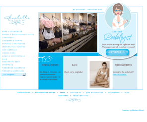 shopisabella.com: Isabella Fine Lingerie, Home of the Boobologist
Isabella Fine Lingerie, Home of the Boobologist