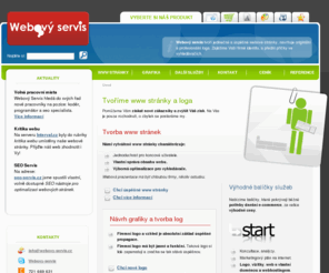 webovy-servis.cz: Tvorba www stránek a log - Webdesign - Webový Servis
Tvorba www stránek, loga, redakční systémy, firemní identita - Internetové studio - Webový Servis