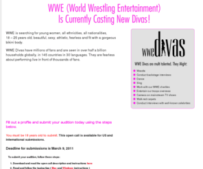 wwedivascasting.com: WWE Divas Online Open Call
