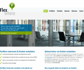 flexwhere.com: Het nieuwe werken (HNW) efficient en meetbaar | FlexWhere
Het nieuwe werken (HNW) efficient en meetbaar met de applicatie van FlexWhere