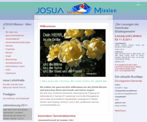 josuamission.de: Josua Mission Missionarische Hausgemeinden
christliche Gemeinde Dasing mit charismatischer Prägung