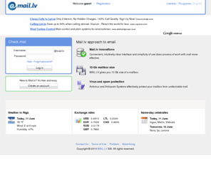 mail.lv: MAIL.LV: Mail
Free email service