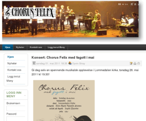 chorusfelix.com: Chorus Felix
Joomla! - the dynamic portal engine and content management system