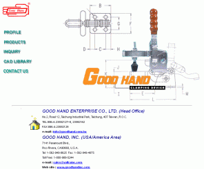 goodhand.com.tw: Good Hand Enterprise Co., Ltd.-manufacturer of toggle clamps in Taiwan
Established in 1974, GOOD HAND is now a professional manufacturer and exporter of quaility toggle clamps, toggle pliers, gear pullers, c clamp and f clamps