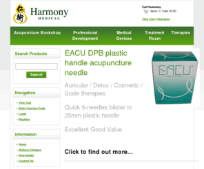 tens4u.co.uk: Harmony Medical - Acupuncture Supplies
Acupuncture Supplies