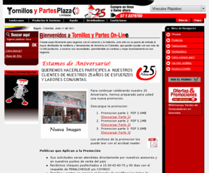 tornillosypartes.com.co: Tornillos y Partes Plaza
Tornillos y partes plaza