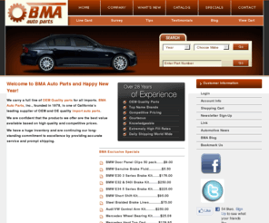 bmaparts.com: BMA Auto Parts | Bumper to Bumper since 1978 | Oem auto parts, vw parts, sachs boge, mercedes benz parts, honda auto parts, saab parts
oem auto parts, vw parts, sachs boge, mercedes benz parts, honda auto parts, land rover parts, toyota auto parts, bmw parts, audi parts, saab parts, porsche parts, jaguar parts, range rover parts