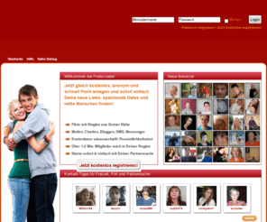findeliebe.com: Finde-Liebe - Flirten, Chat, Date, Kontaktanzeigen & Freunde
Finde-Liebe - das große Dating-Netzwerk mit über 1 Millionen Singles. Jetzt kostenlos anmelden!