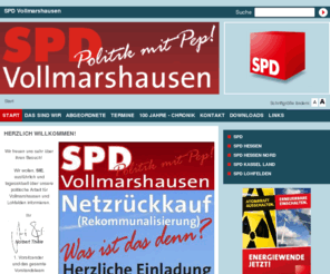 spd-vollmarshausen.de: Start - SPD Vollmarshausen
Homepage der SPD Vollmarshausen