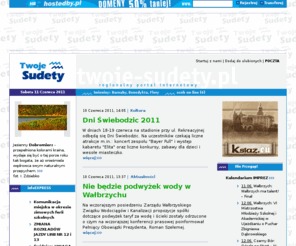 twoje-sudety.pl: Twoje Sudety
Regionalny portal internetowy - newsy z regionu wałbrzyskiego kultura, nauka, rozrywka, sport, zdrowie, turystyka, 30 MB darmowe konta...