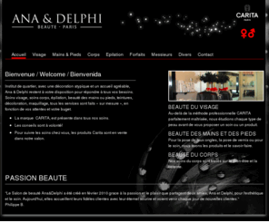 anadelphibeaute.com: Ana & Delphi Beauté
Institut de Haute Beaut, Paris 16 (Produits Carita)