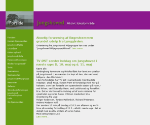 jungshoved.net: Jungshoved Lokalråd
 Jungshoved Lokalråd hoster en hjemmeside der servicerer hele Jungshoved lokalområde.