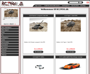 rc2you.dk: RC2YOU ApS, webshop med alt indenfor RC, biler, både, fly og helikopter m.m.
RC2YOU.dk sælger alt indenfor rc biler, både, fly, helikopter og udstyr hertil. Forhandler af CEN, Robbe, FG, Tamiya, Hong Nor, GVM m.m.