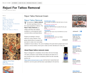 ... .com: Rejuvi Tattoo Removal-Rejuvi Tattoo-Tattoo Removal Cream