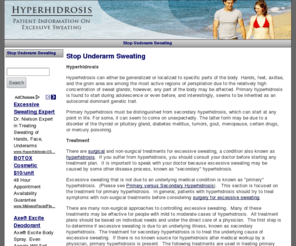 stopunderarmsweating.com: Stop Underarm Sweating
