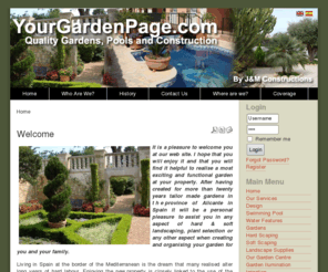 yourgardenpage.com: Welcome
Joomla - the dynamic portal engine and content management system