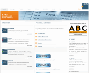 aloc.dk: Forside :: ALOC
Udbyder software til den finansielle sektor og erhvervsvirksomheder i skandinavien indenfor portefølje- og risikostyring, treasury og børshandel.