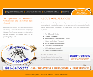 signaturepestcontrol.net: Signature Pest Control
Local pest control