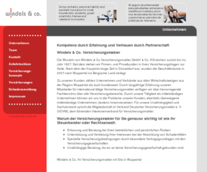 windels-co.com: Unternehmen - Windels & Co. Versicherungsmakler GmbH & Co. KG
Windels & Co, Versicherungen vom Versicherungsmakler. Versicherungsangebote, Versicherungskonzepte und Versicherungsvergleich: Kraftfahrzeugversicherung, Unfallversicherung, Lebensversicherung, Krankenversicherung, Haftpflichtversicherung, Hausratversicherung, Gebäudeversicherung, Geschäftsversicherung