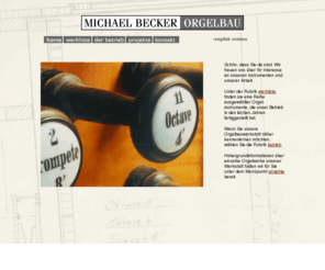 becker-organs.com: becker-organs
Orgelbau Micael Becker