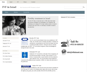 ivfinisrael.com: IVF in Israel - medical tourism in Israel
Fertility treatments at IVF clinics in Israel