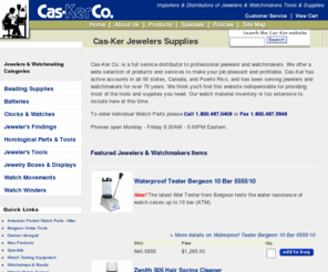 jewelertool.com: Cas-Ker Jewelers Supplies
Cas-Ker Jewelers SuppliesCas-Ker offers professional jewelers and watchmakers  tools and supplies with great service and low prices. 