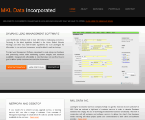 mkldatainc.com: MKL Data Inc. - Computer Services - Network, Application, and Web Technology Services - Website Design and SEO Services
MKL Data Inc offers Computer Consultants, Network, Application, and Web Technology Services based in New York City.