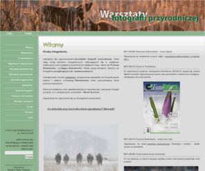 naturephototours.pl: Warsztaty fotografii przyrodniczej, czatownie fotograficzne
Warsztaty fotografii przyrodniczej, Marek Kosiński