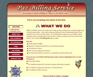 pazbilling.com: Welcome to Paz Billing Service!
