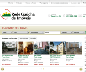 redegauchadeimoveis.com.br: Rede Gaúcha de Imóveis
Fale com a Rede Gaúcha de Imóveis - Imobiliárias Porto Alegre e Região Metropolitana, Vendas e Locações.