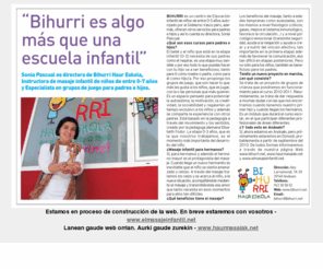 haurmasaiak.net: elmasajeinfantil.net - haurmasaiak.net
Aristudio es una empresa especializada en internet: páginas web, cd-rom's, e-commerce, e-marketing, hosting, y por supuesto, soporte técnico para que todo funcione a la perfección...