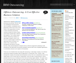 ibmoutsourcing.com: IBM Outsourcing
IBM Outsourcing services for business process processes, offshore outsourcing and it services outsourcing