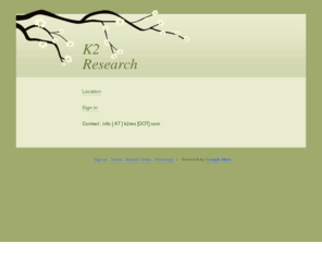 k2res.net: K2 Research
Homepage of K2 Research LLC