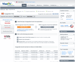 kyrgyztravel.com: Kyrgyzstan Visa: Application, Requirements. Apply for Kyrgyzstani Visas Online.
Kyrgyzstan Visa  Services: Secure Online Application; Tourist, Business, Private Visas to Kyrgyzstan. Comprehensive Information on Kyrgyzstan Visa Requirements - Apply Now.