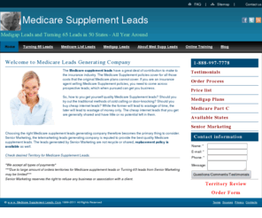 medicaresupplementleads.com: Medicare Supplement Leads, Medigap Leads, Turning 65 Leads
Medicare supplement leads have a great deal of contribution to the insurance industry. Medicare supplement leads from Go Telemarketing are exclusive.