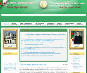 consulat-algerie-grenoble.org: Consulat d'Algerie à Grenoble - Consulat d'Algerie à Grenoble
Site officiel du consulat d'algérie à Grenoble