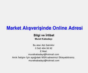 kadikoymarket.com: Online Market, Alışveriş
Online Market, Alışveriş