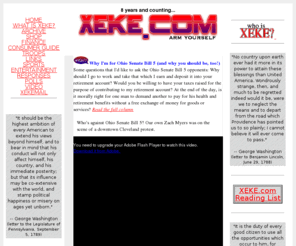 xeke.com: XEKE.COM -- Conservative Commentary For Life
Common Sense Commentary from Northeast Ohio