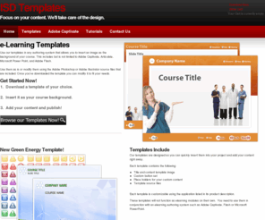 isdtemplates.com: eLearning Templates
ISD Templates, provides quality image templates for your eLearning modules.