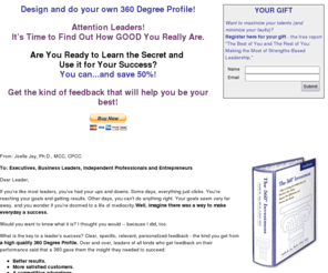 the360investment.com: The 360 Investment
The 360 Investment, a business success tool developed by Joelle Jay, executive coach, author and speaker.