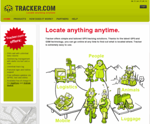 tracker.com: Tracker.com, GPS, Tracking, Geofencing, GSM, iPhone App
tracker.ch - Jederzeit wissen, wo was ist.