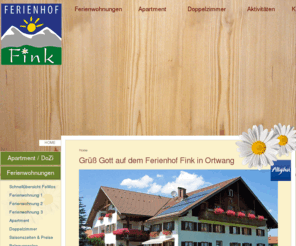 ferienhof-fink.net: Ferienwohnungen und Gästezimmer Burgberg Ortwang Allgäu auf dem Ferienhof Fink
Gaestezimmer, Doppelzimmer, Ferienhof Fink Burgberg Unterortwang im Allgäu