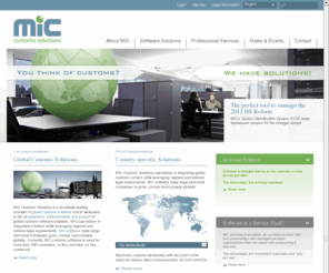 mic-cust.com:  MIC Cust Corporate Website  - MIC customs solution
MIC customs solutions