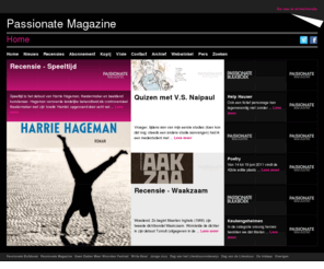 passionatemagazine.nl: Passionate Magazine - Home
Literair tijdschrift