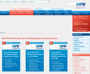 rapid-ws.de: RAPID  Wasserschadensanierung  GmbH | Startseite
