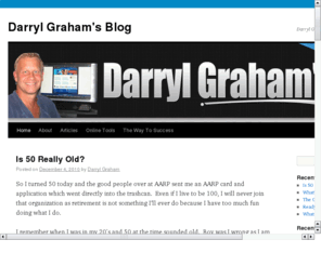 darryl-graham.com: Darryl Graham
Darryl Graham is the President of ISORegister, Inc. and founder of 12SecondCommute.com and he gives the truth about working online.