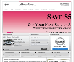 haldermannissan.com: Nissan Dealer Hamilton Square, New Jersey | New & Used Cars | Haldeman Nissan | Nissan Cars near Cherry Hill, Freehold, Keyport, NJ
Visit Haldeman Nissan for a variety of new and used cars by Nissan in the Hamilton Square area. Our greater Cherry Hill, Freehold, and Keyport Nissan dealership is ready to assist you!