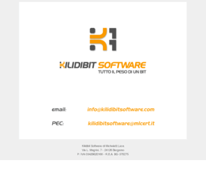 kilidibitsoftware.com: Kilidibit Software - Tutto il peso di un bit! - kilidibitsoftware.com
Kilidibit Software: soluzioni informatiche