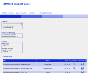 ltm8031.com: Details / PDF / Application / Board / Samples / Price / Spice
, , , , , , , , , , , , , , , , , , , 